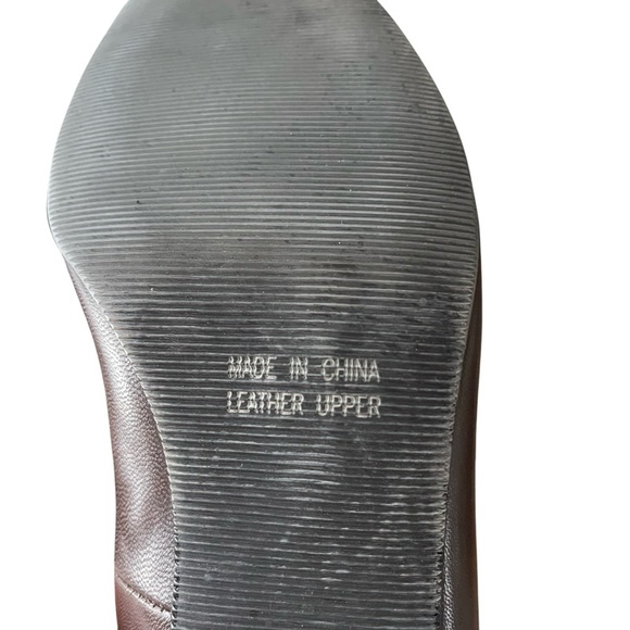 Ros Hommerson Women’s 9.5 Brown Block Heel Leather Upper Pumps - Picture 10 of 10